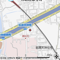 大阪府堺市東区日置荘原寺町169周辺の地図