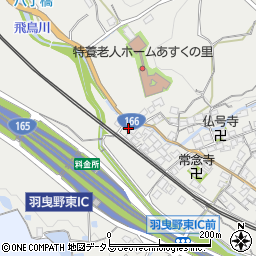 大阪府羽曳野市飛鳥767-1周辺の地図