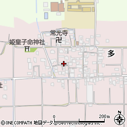 奈良県磯城郡田原本町多516周辺の地図
