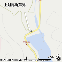 長崎県対馬市上対馬町芦見128周辺の地図