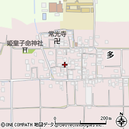 奈良県磯城郡田原本町多513周辺の地図