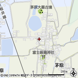 奈良県桜井市茅原631周辺の地図