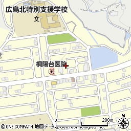 コスモ薬局桐陽台店周辺の地図