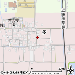 奈良県磯城郡田原本町多413周辺の地図
