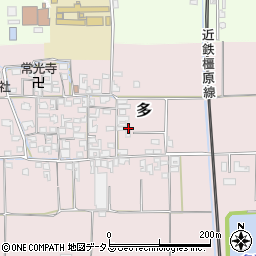奈良県磯城郡田原本町多413-1周辺の地図