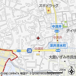 大阪府堺市中区深井中町1948-39周辺の地図