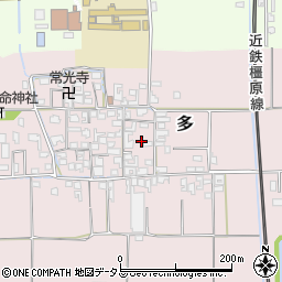 奈良県磯城郡田原本町多491周辺の地図