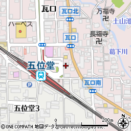 スクール・ワン五位堂教室周辺の地図