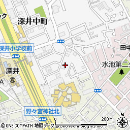 大阪府堺市中区深井中町3274-1周辺の地図