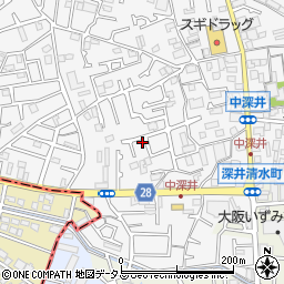 大阪府堺市中区深井中町1948-10周辺の地図