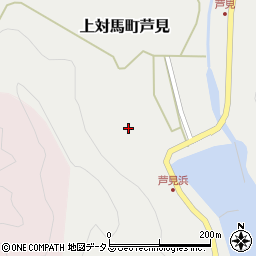 長崎県対馬市上対馬町芦見36周辺の地図