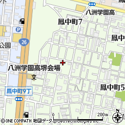 菊里マンション鳳周辺の地図