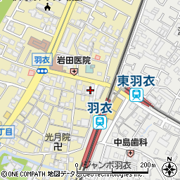 三菱ＵＦＪ銀行羽衣支店周辺の地図