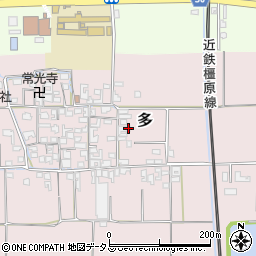 奈良県磯城郡田原本町多415周辺の地図