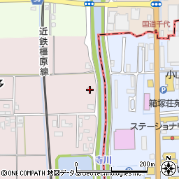 奈良県磯城郡田原本町多368周辺の地図