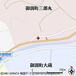 広島県尾道市御調町三郎丸1381周辺の地図