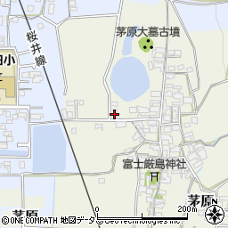 奈良県桜井市茅原667周辺の地図