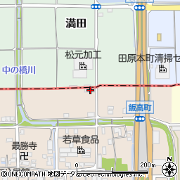 奈良県橿原市飯高町246-1周辺の地図