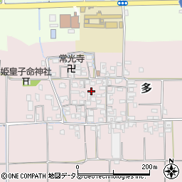 奈良県磯城郡田原本町多481周辺の地図