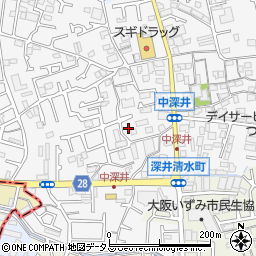 大阪府堺市中区深井中町1948-46周辺の地図