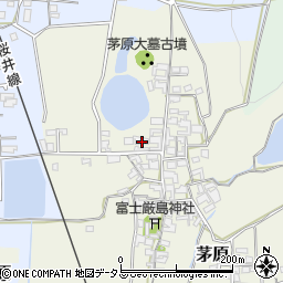 奈良県桜井市茅原634周辺の地図