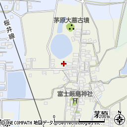 奈良県桜井市茅原636周辺の地図