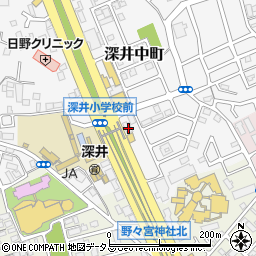大阪府堺市中区深井中町3307周辺の地図