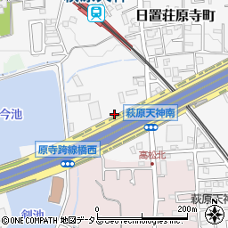 大阪府堺市東区日置荘原寺町154周辺の地図