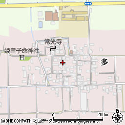 奈良県磯城郡田原本町多480-1周辺の地図