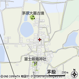 奈良県桜井市茅原608周辺の地図