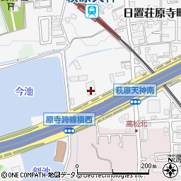 大阪府堺市東区日置荘原寺町127周辺の地図