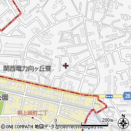 大阪府堺市中区深井中町1154-1周辺の地図