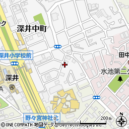 大阪府堺市中区深井中町3275周辺の地図