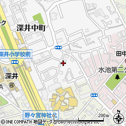 大阪府堺市中区深井中町3275周辺の地図