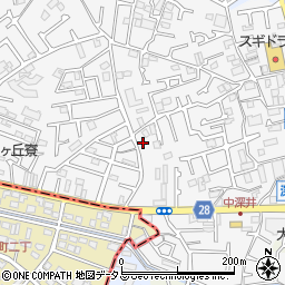大阪府堺市中区深井中町1121-7周辺の地図