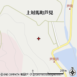 長崎県対馬市上対馬町芦見34-1周辺の地図