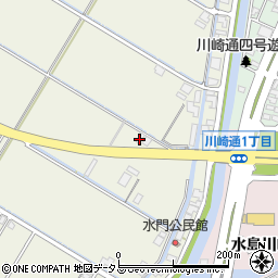 岡山県倉敷市連島町鶴新田1628周辺の地図