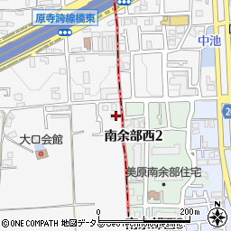 大阪府堺市東区日置荘原寺町349周辺の地図