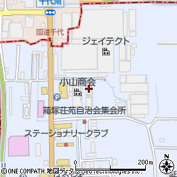 植田商事橿原支店周辺の地図