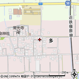 奈良県磯城郡田原本町多488-1周辺の地図