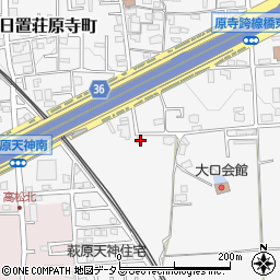 大阪府堺市東区日置荘原寺町275周辺の地図