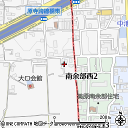 大阪府堺市東区日置荘原寺町351周辺の地図