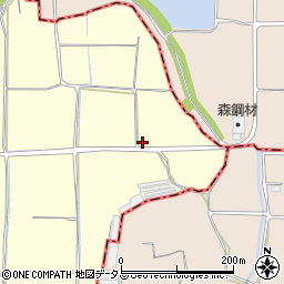 奈良県北葛城郡広陵町百済93周辺の地図