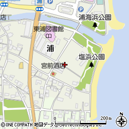 淡路市営東浦バスターミナル第２駐車場周辺の地図