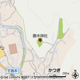 勝木神社周辺の地図