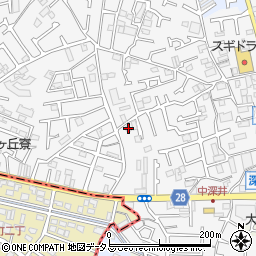 大阪府堺市中区深井中町1120周辺の地図