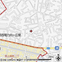 大阪府堺市中区深井中町1154-19周辺の地図