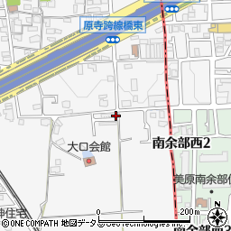 大阪府堺市東区日置荘原寺町355-5周辺の地図