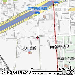 大阪府堺市東区日置荘原寺町355-6周辺の地図