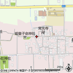 奈良県磯城郡田原本町多460周辺の地図